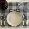 Kuche Busatti | Picnic-Tischset Schwarz (Col.105)