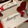 Tisch Busatti | Love You-Leinenserviette