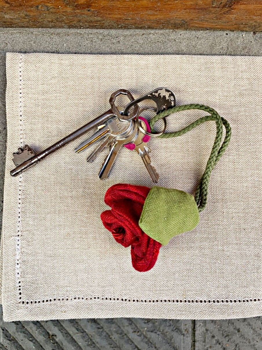 Accessoires Busatti | Schlusselanhanger Rot